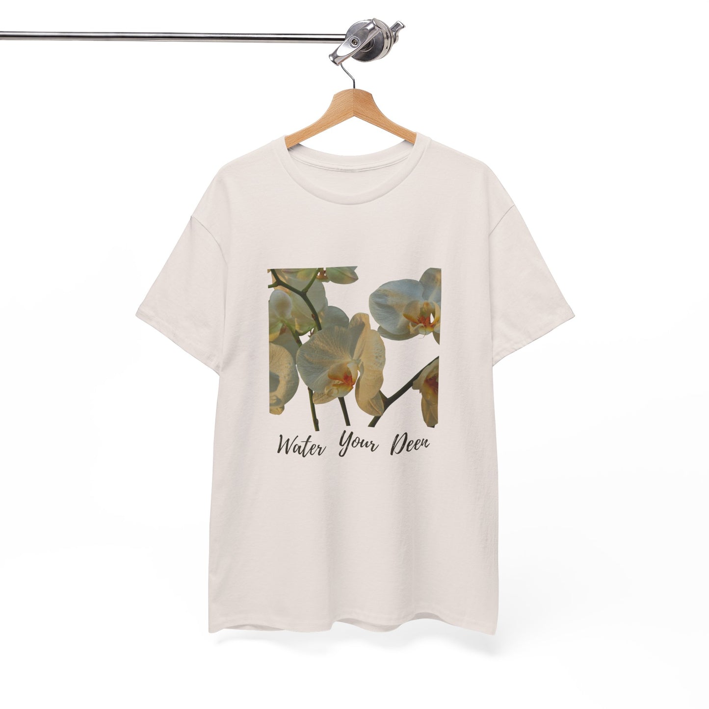 Water Your Deen– Floral Tee for the Soul