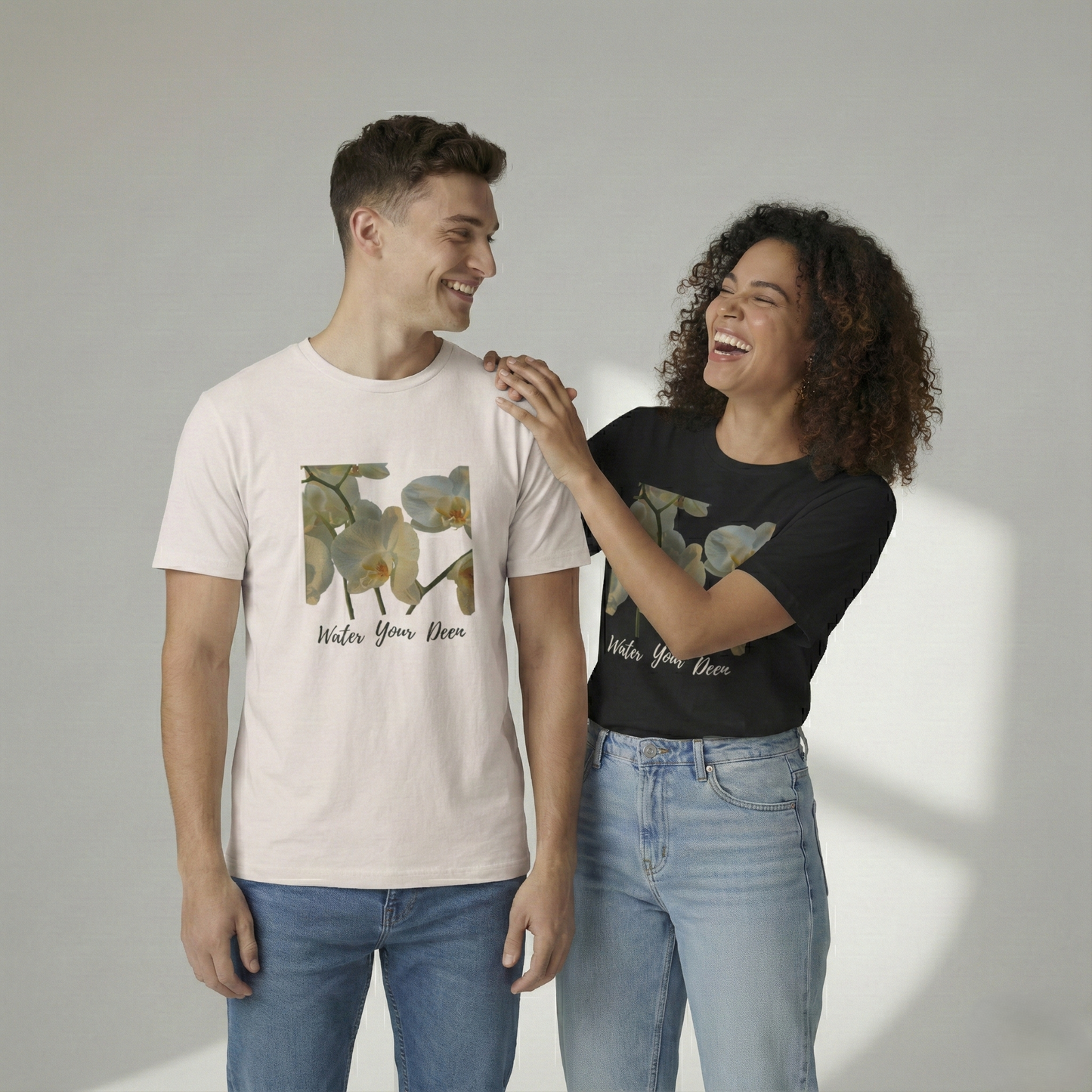 Water Your Deen– Floral Tee for the Soul