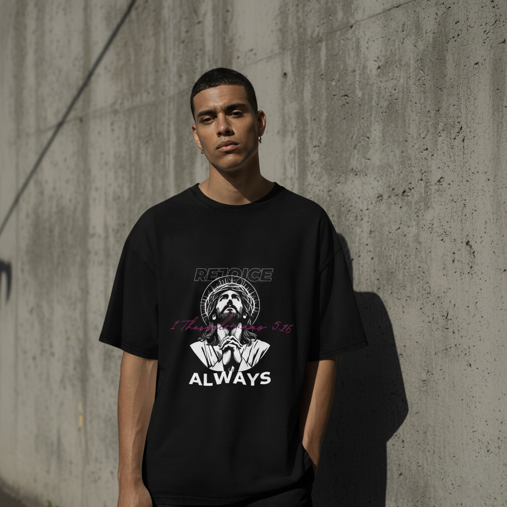 kultør Rejoice Always Tee – Inspirational Faith & Culture Streetwear