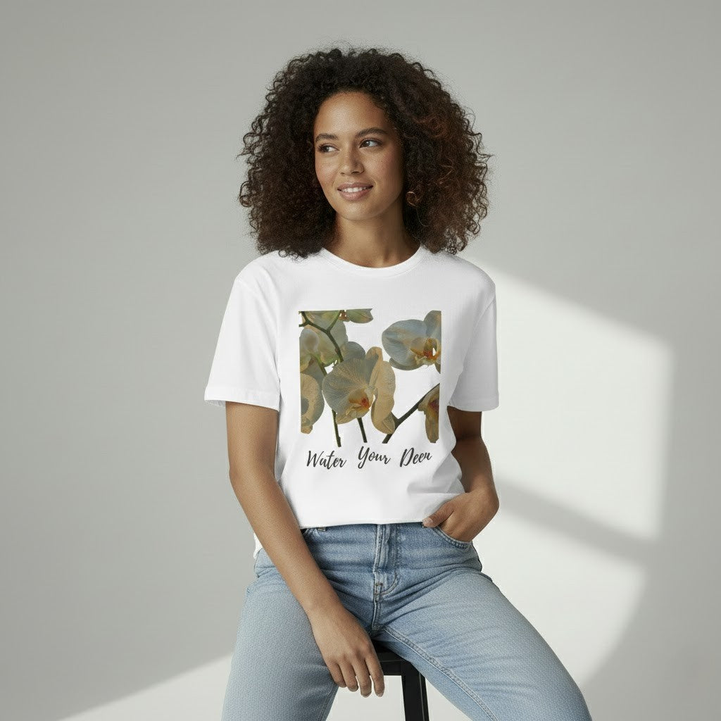 Water Your Deen– Floral Tee for the Soul